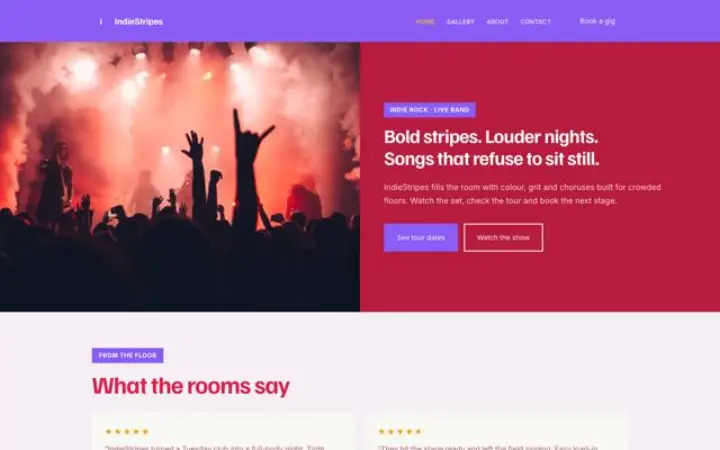 Tema IndieStripes