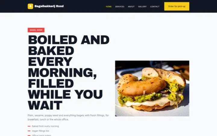 Tema Bagelbakkerij Rond
