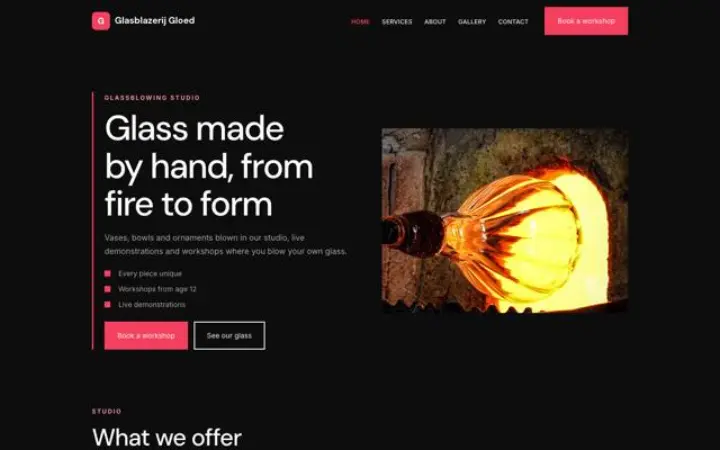 Tema Glasblazerij Gloed