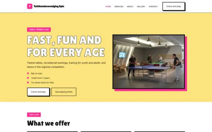 Tema Tafeltennisvereniging Spin