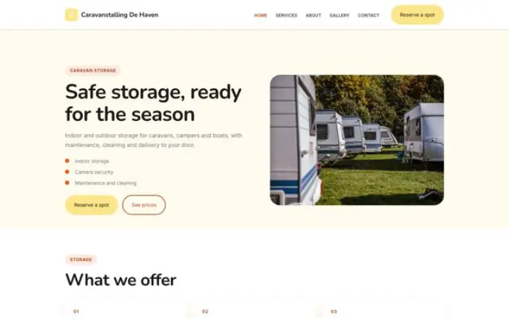Tema Caravanstalling De Haven