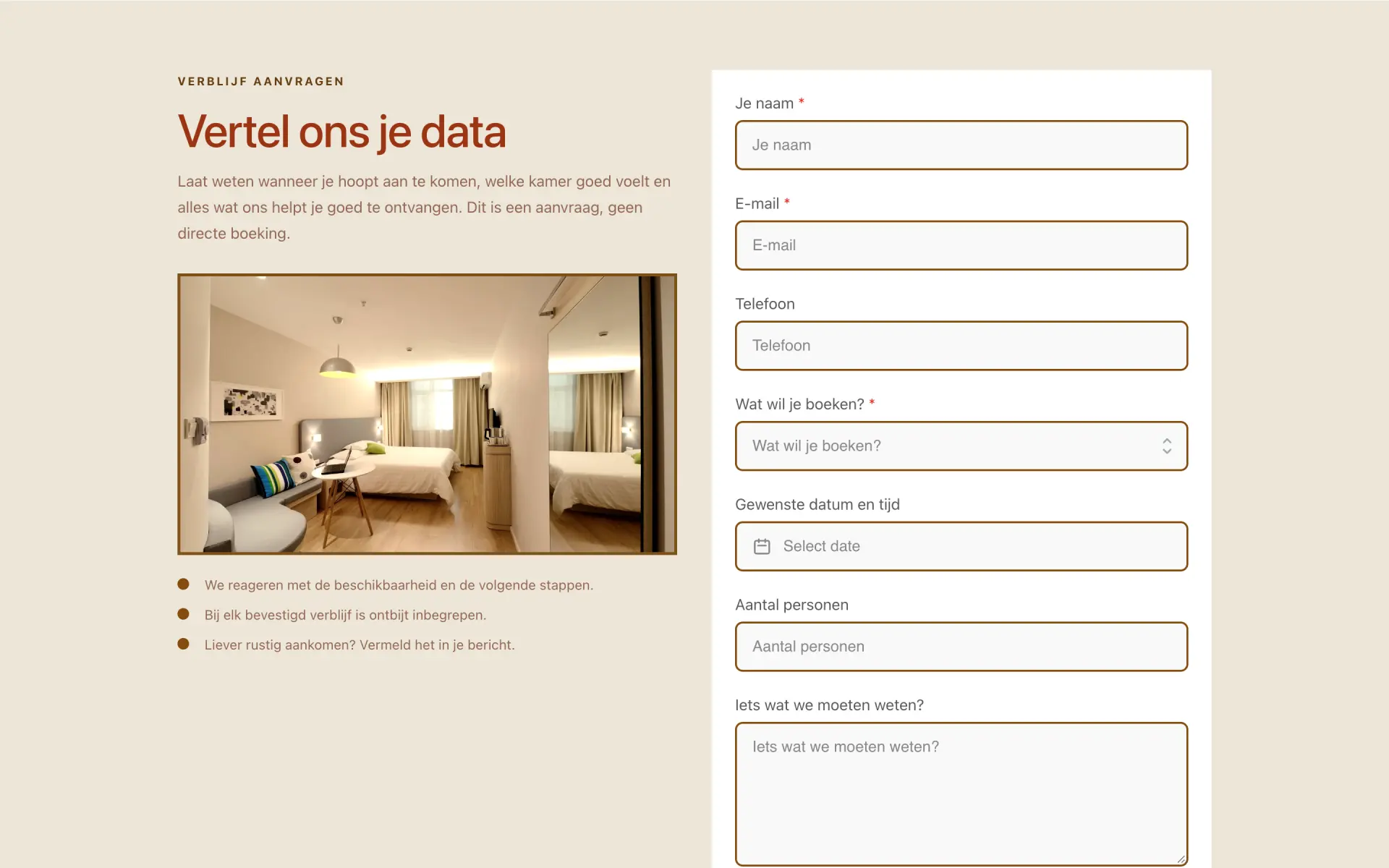 Booking eller reservation
