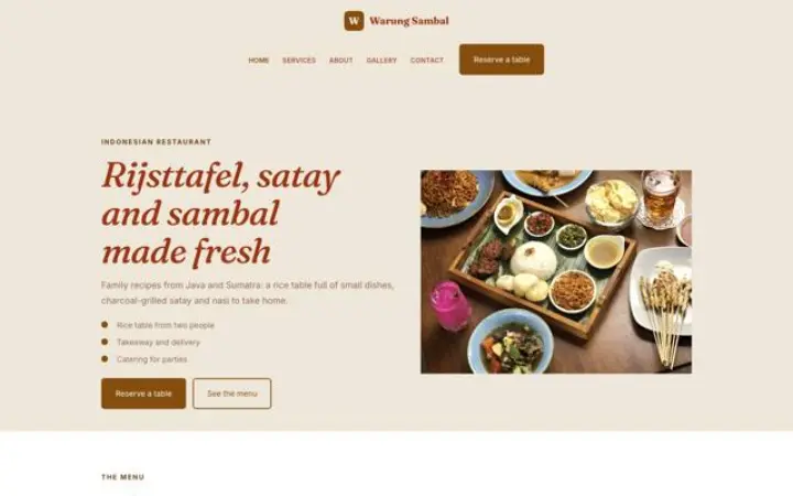 Tema Warung Sambal